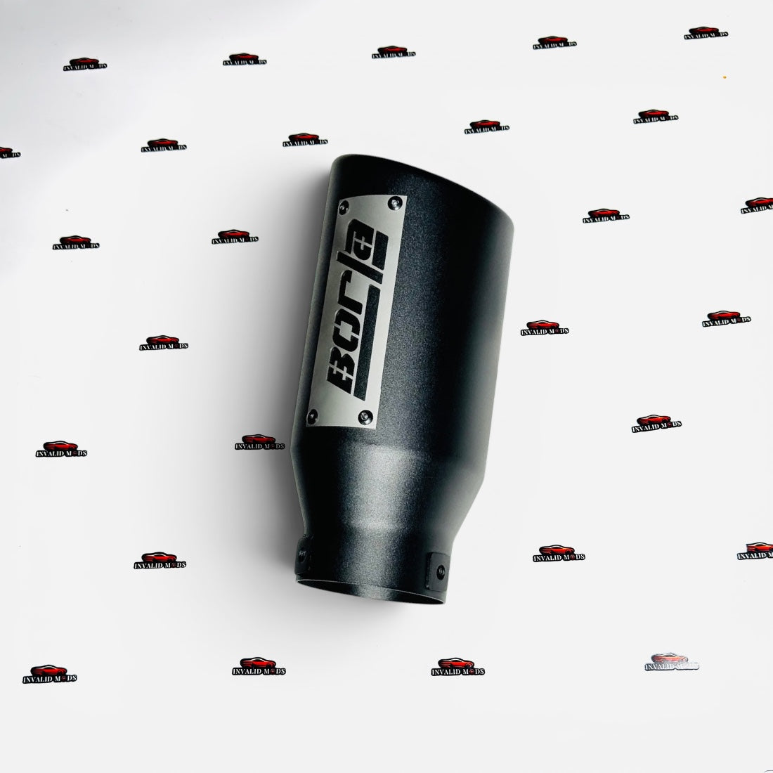 Borla Performance Exhaust Tip | Universal Matte Black | Stainless Steel Exhaust Tip