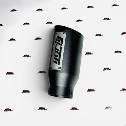 Borla Performance Exhaust Tip | Universal Matte Black | Stainless Steel Exhaust Tip
