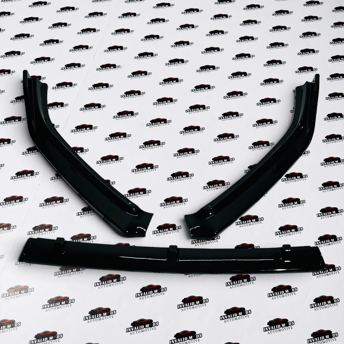 Volkswagen Golf 6 GTI 3-Piece Front Splitter | Black & Carbon Sport Lip Kit
