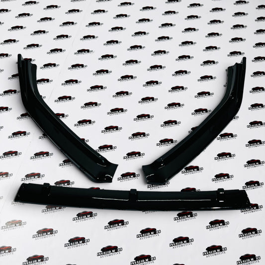 Volkswagen Golf 6 GTI 3-Piece Front Splitter | Black & Carbon Sport Lip Kit