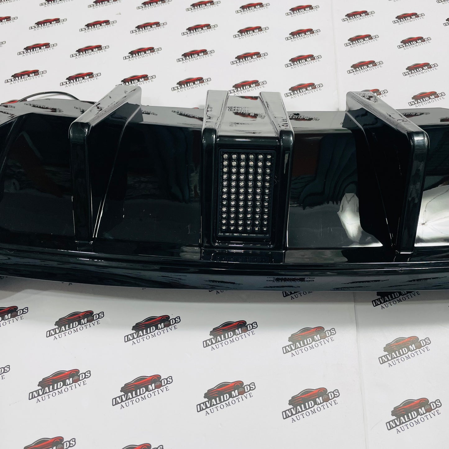 BMW F10 M5 Style Rear Diffuser with F1 LED Light | Sporty Rear Bumper Upgrade