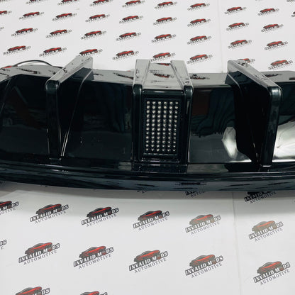 BMW F10 M5 Style Rear Diffuser with F1 LED Light | Sporty Rear Bumper Upgrade
