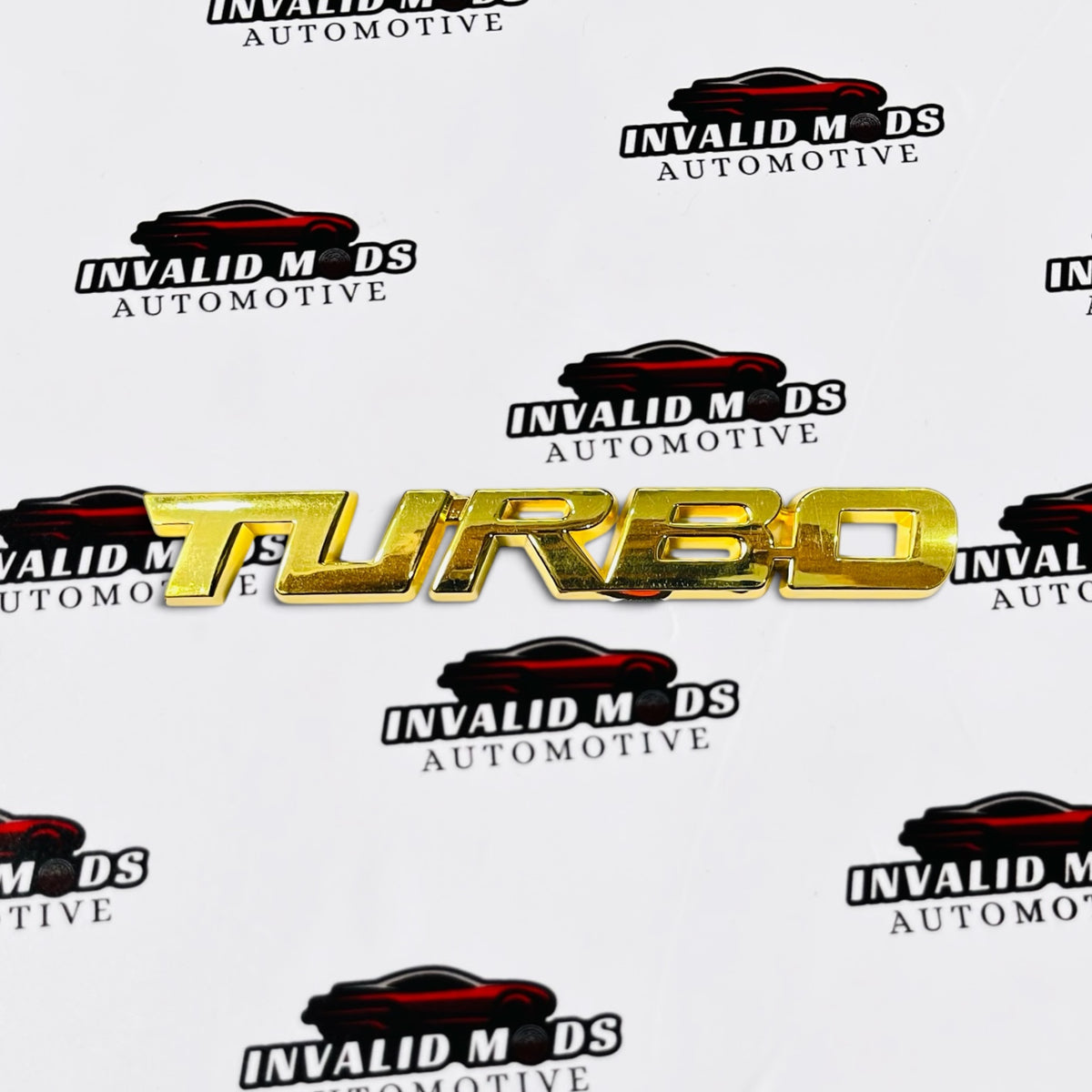 Turbo Metal Sticker Emblem | Universal Performance Car Badge