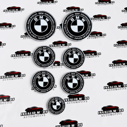 BMW 50th Anniversary Emblems | Set of 7 Replacement Logos