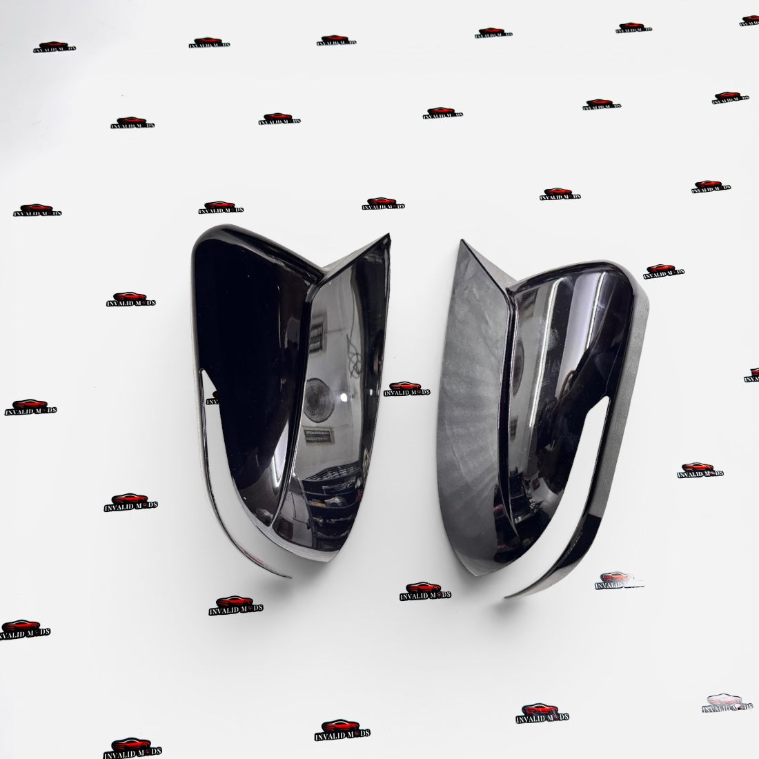 Hyundai Elite i20 Batman-Style Mirror Caps | Premium Gloss Black ABS (2014–2019)