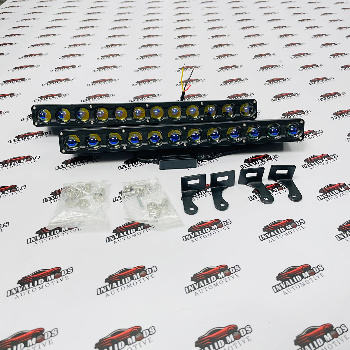 Dual Color LED Work Light Bar (White & Yellow) | High Power Auxiliary Lights for Cars