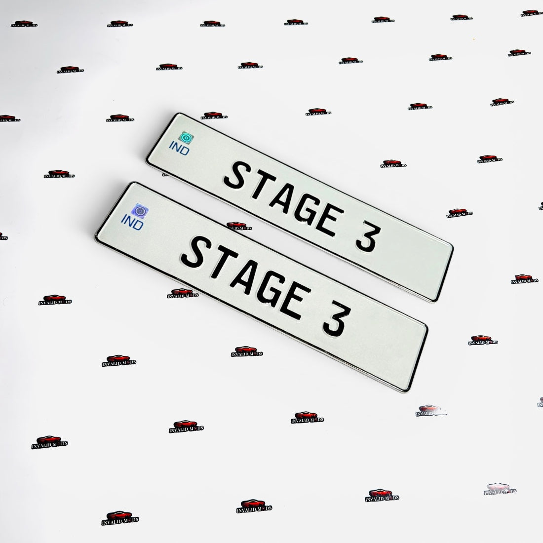 Universal Magnetic Number Plate | Removable Reflective License Plate with Strong Magnetic Mount
