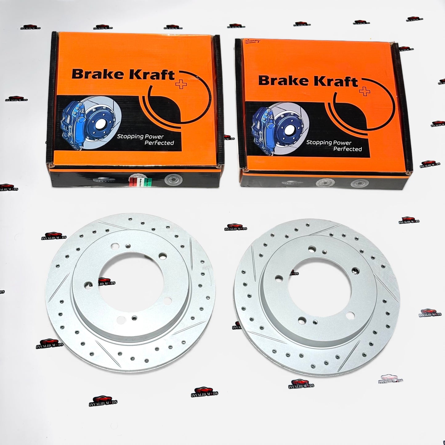 Brake Kraft Ventilated Brake Disc Set of 2 for Maruti Suzuki Jimny | High Performance Aftermarket Rotors