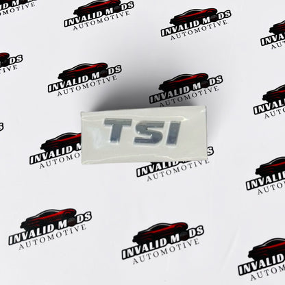 TSI Rear Emblem Sticker | OEM-Type Badge in Multiple Colour Options