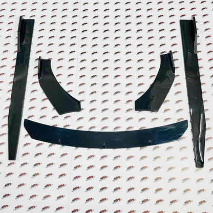 Universal 5-Piece Front Splitter Kit | Imported Aerodynamic Body Styling Upgrade