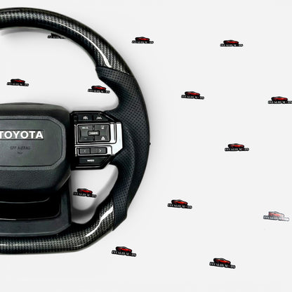 Toyota Land Cruiser Prado LC250 Carbon Fiber Steering Wheel | Premium Interior Upgrade