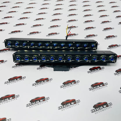 Dual Color LED Work Light Bar (White & Yellow) | High Power Auxiliary Lights for Cars