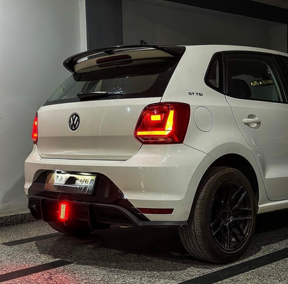 VW Polo GT Roof Spoiler – Gloss Black Aftermarket Accessory