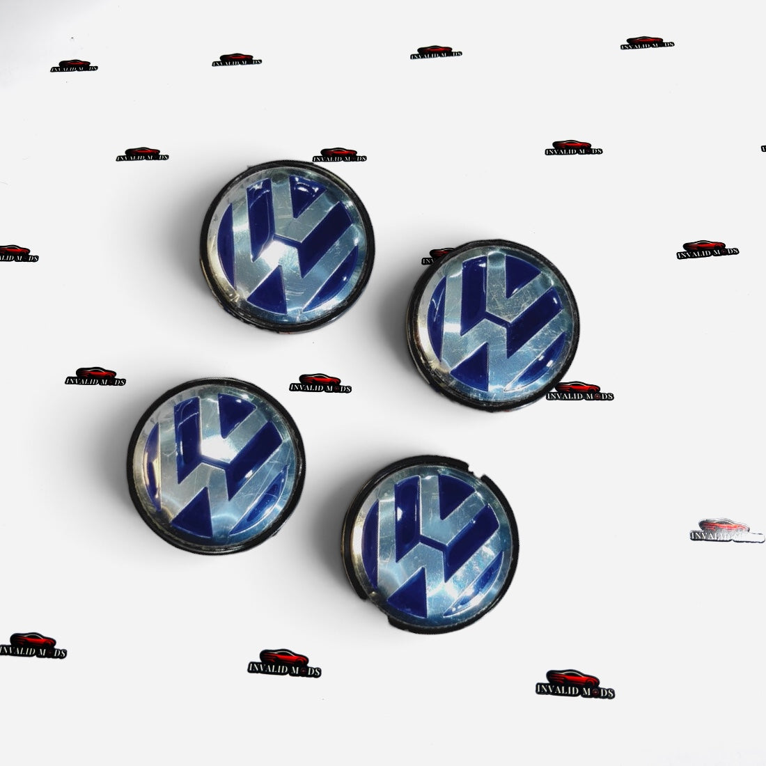 Volkswagen Virtus Alloy Wheel Center Caps  Set of 4 |Outer Diameter (55mm)
