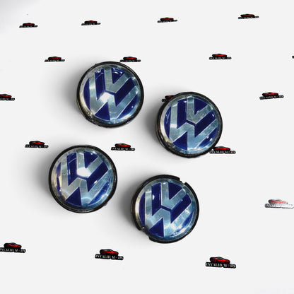 Volkswagen Virtus Alloy Wheel Center Caps  Set of 4 |Outer Diameter (55mm)