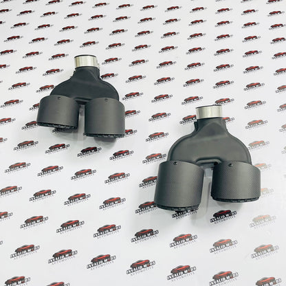 VTEN Premium Dual Exhaust Tips (Pair) for BMW 5 Series G60 & G68 | Imported Stainless Steel Exhaust Upgrade