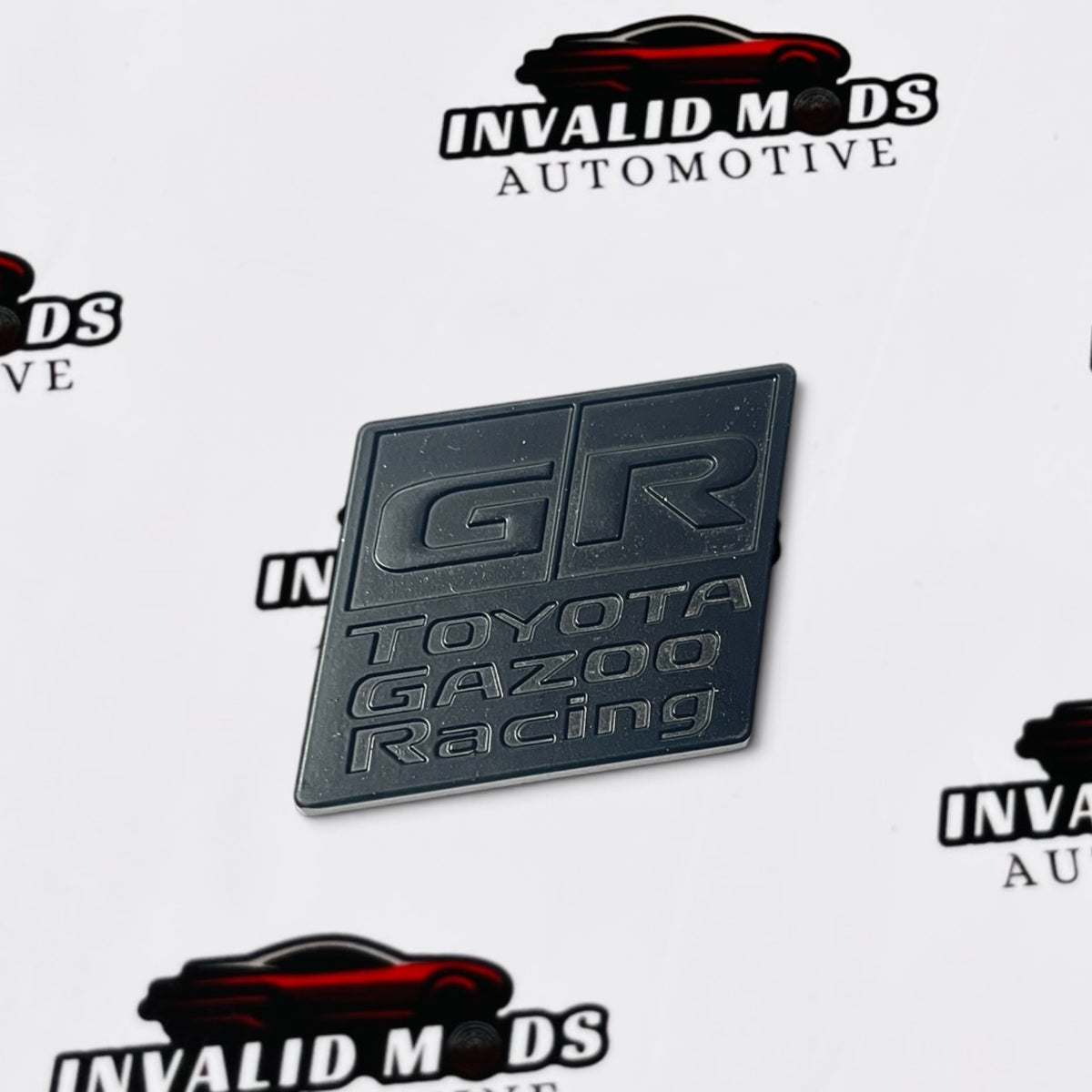 Toyota GR Gazoo Racing Trapezoid Emblem | Premium Metal Badge