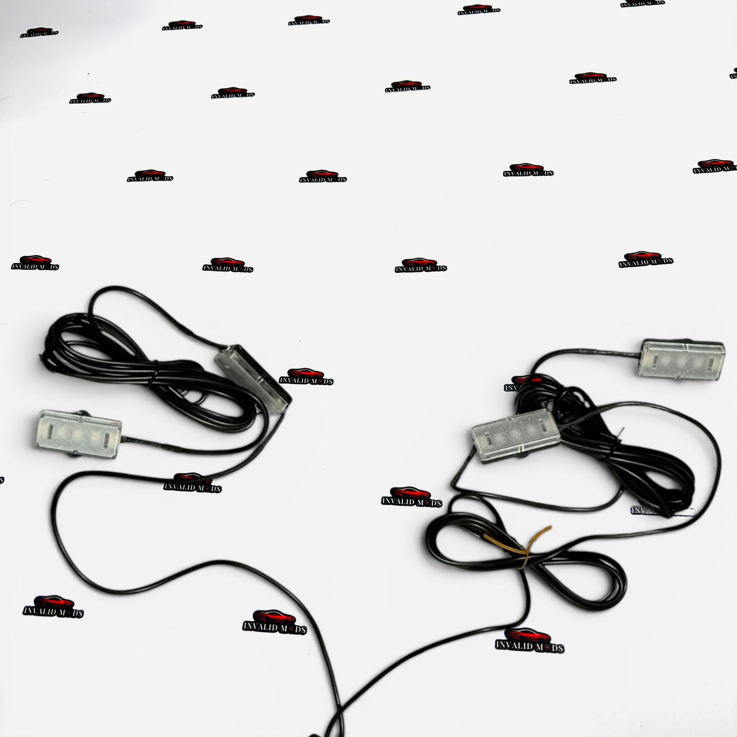 Cardi RGB Ambient Foot Lights Set of 4 | Interior LED Lighting Kit for All Cars