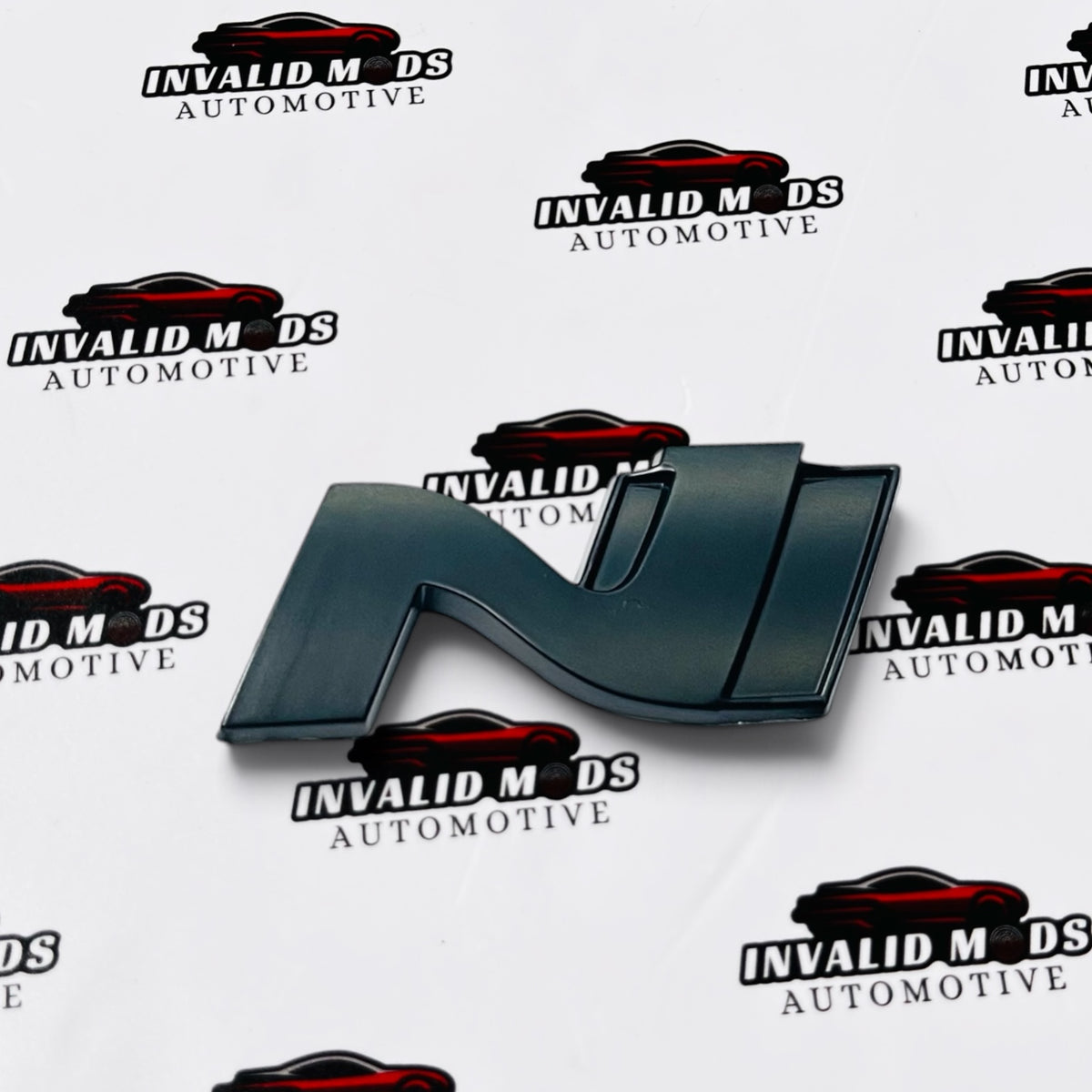 N Line 3D Metal Sticker | Universal Aftermarket Car Emblem Badge