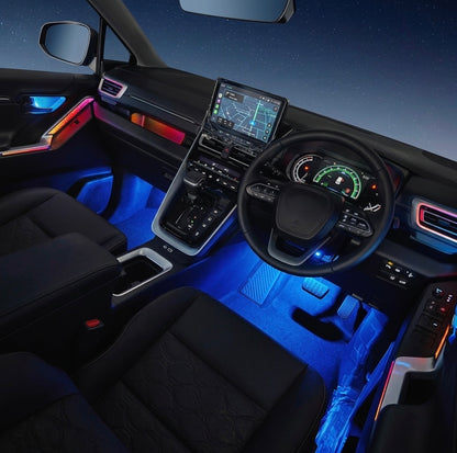 CARDI K4 OEM Ambient Light Kit for Toyota Innova Hycross (2023 Onwards) – 17-Piece Smart Interior RGB LED Lighting Set