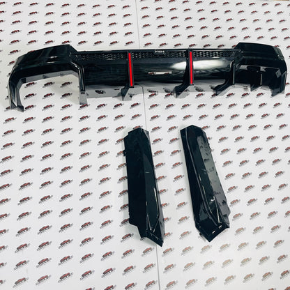V-TEN Rear Sport Diffuser for BMW 5 Series G60 & G68 | Imported | Premium Rear Bumper Diffuser