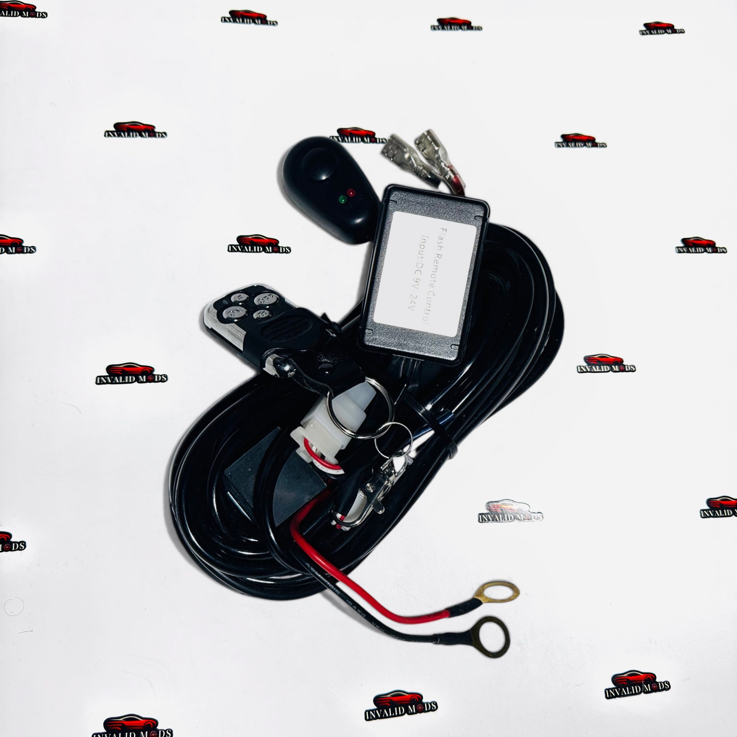 Universal Flash Remote Control Harness (DC 9V–24V) | Premium Wiring Ki ...