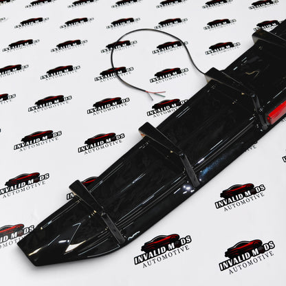 VW Virtus 6-Fin Rear Diffuser with Brake Light
