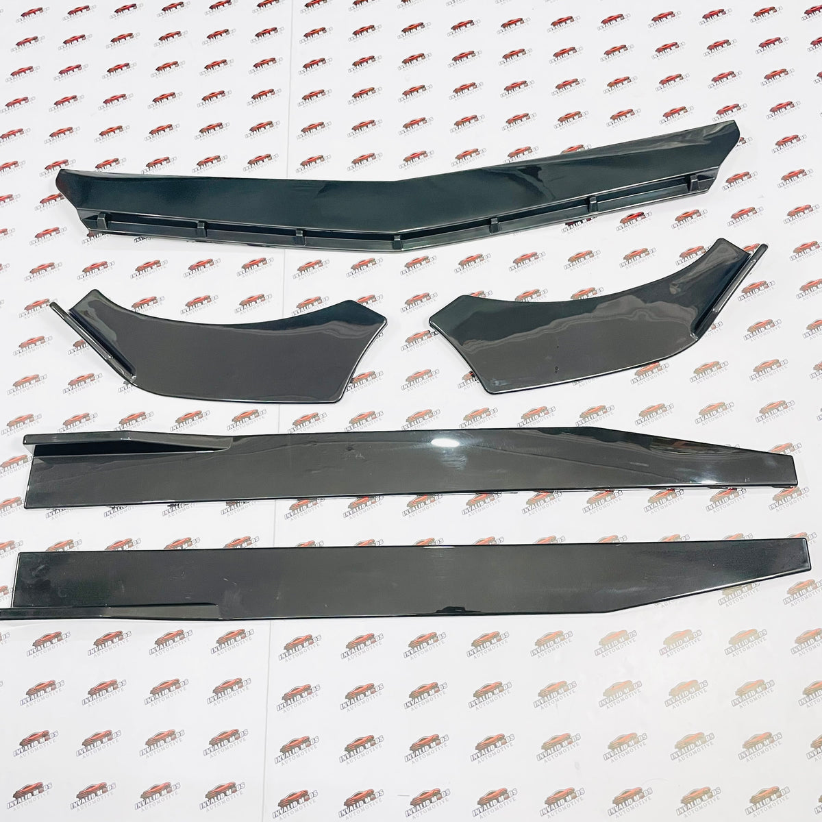 Universal Rocket Splitter Set of 3 – Premium Glossy Black | Sporty & Aggressive Exterior Upgrade