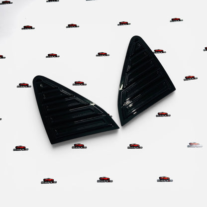 Toyota Innova Hycross Side Window Louvers | Gloss Black ABS | Compatible with 2022+ Models