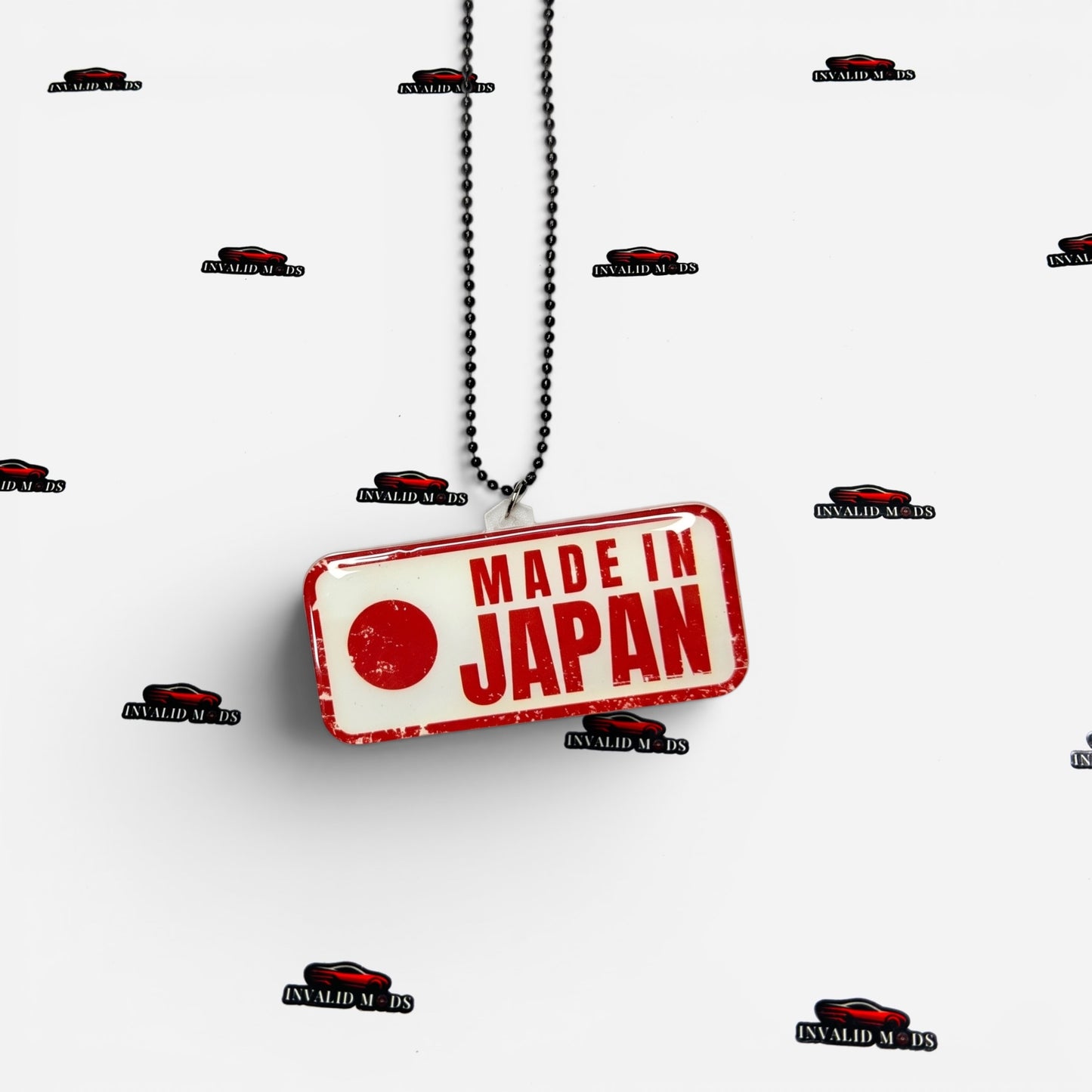 Car Mirror Hanging Ornament – Double-Sided Printed Interior Accessory