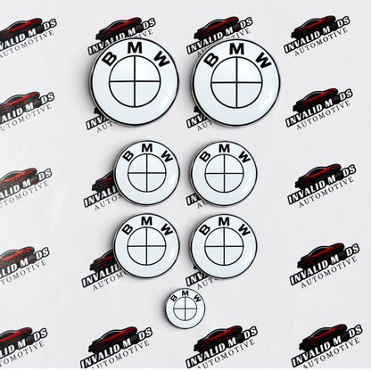 BMW 50th Anniversary Emblems | Set of 7 Replacement Logos