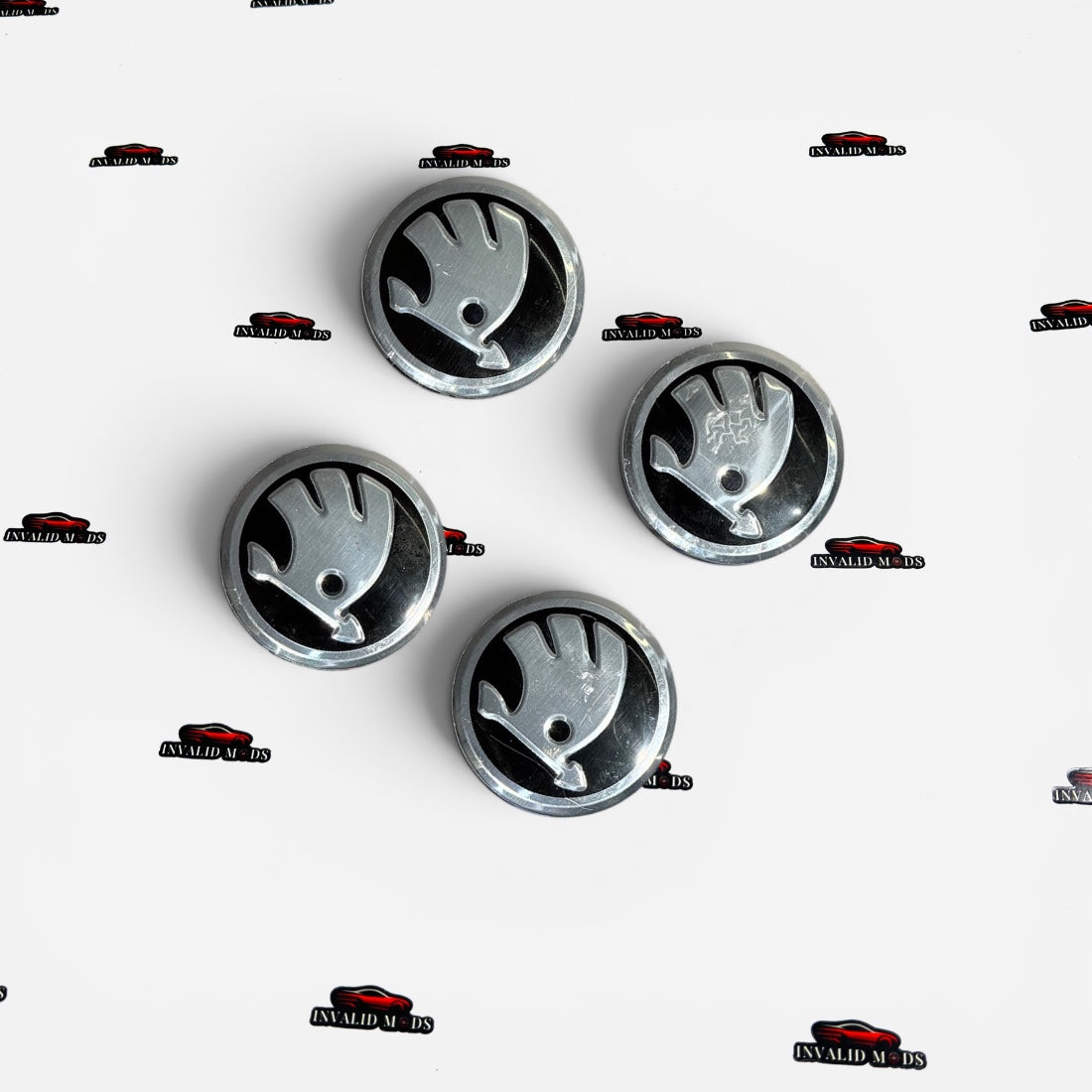 Skoda OEM-Style Wheel Caps Set of 4 | Premium Two Colour Options