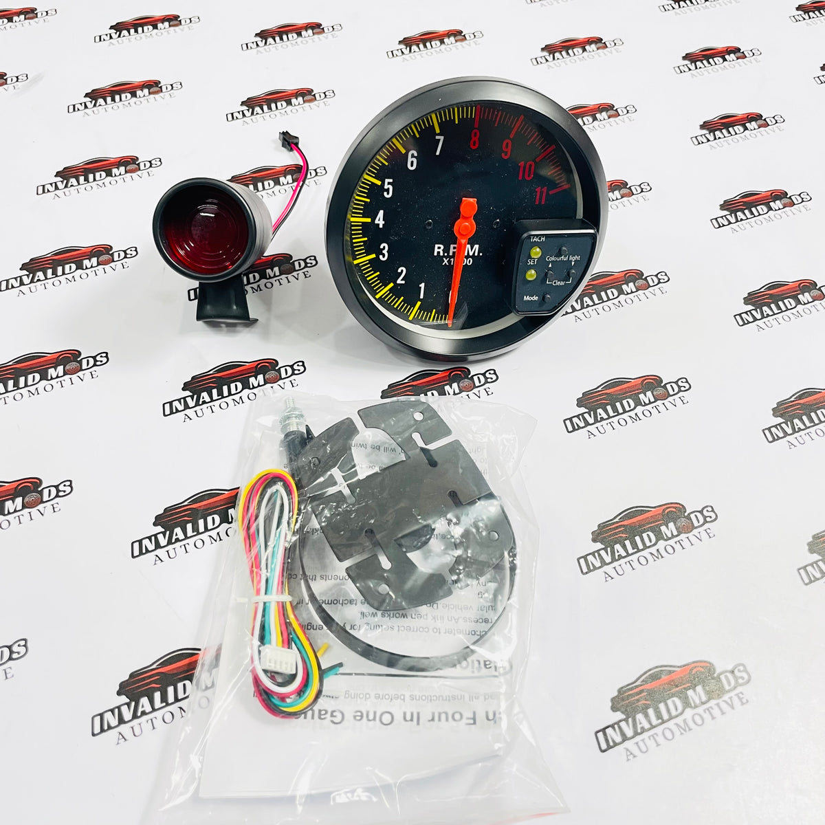 Tiger RPM Tachometer Gauge – Universal Racing Performance Meter