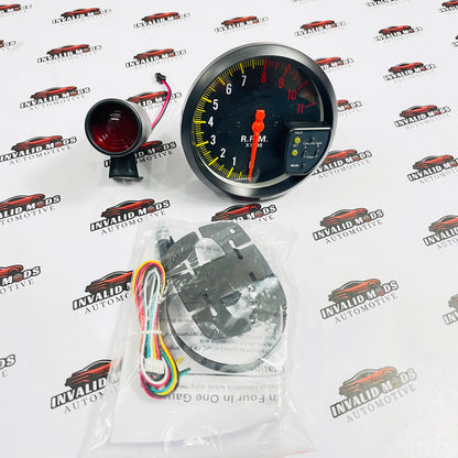 Tiger RPM Tachometer Gauge – Universal Racing Performance Meter