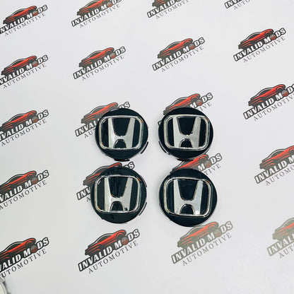 Honda Wheel Center Caps Set of 4 | Outer Diameter (58mm)
