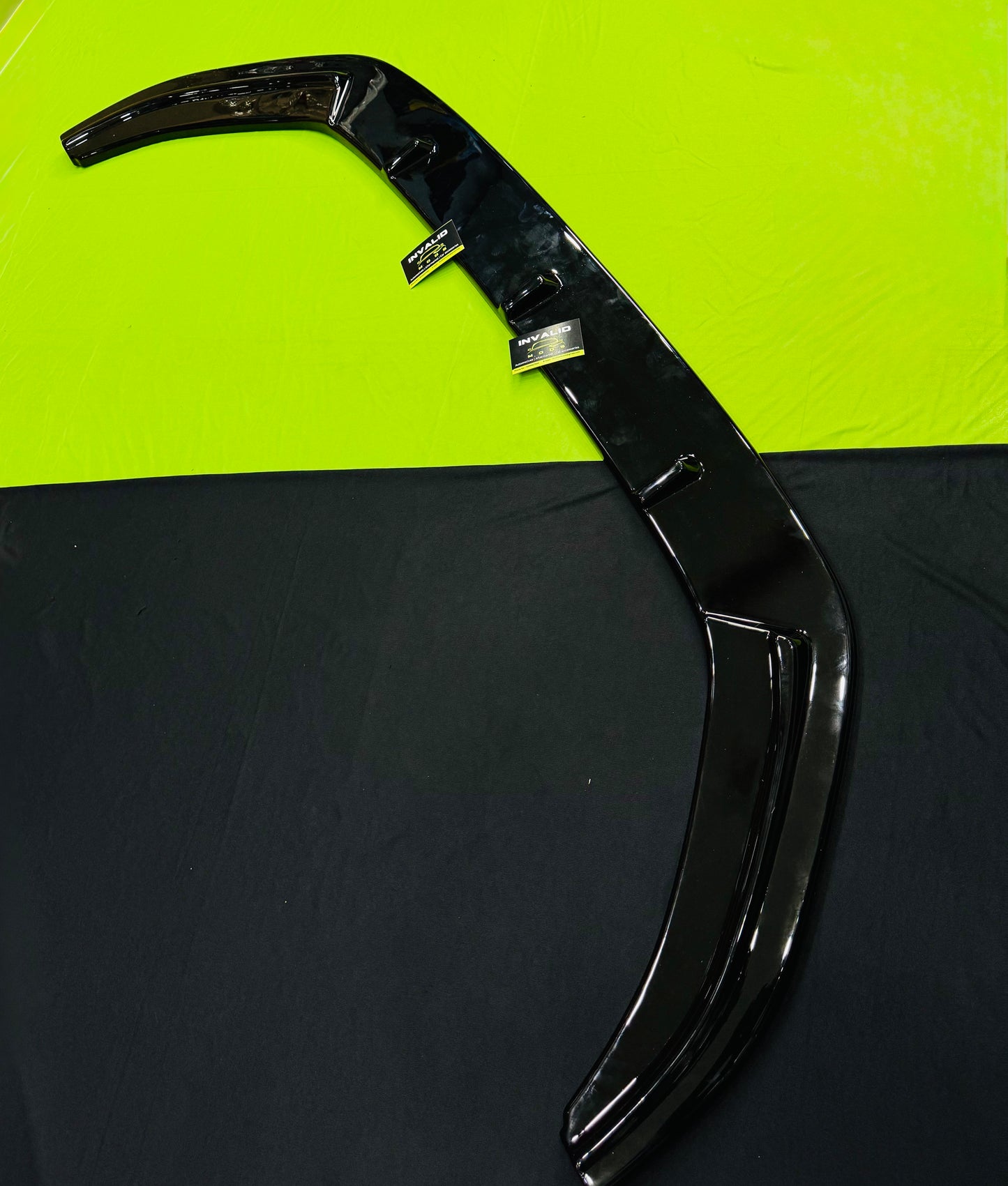 VW Virtus & Skoda Slavia Front Splitter – Single Piece Aftermarket Bumper Lip Extension