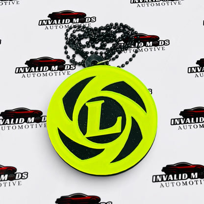 Neon Fluorescent Car Mirror Hanging for All Cars – Stylish Car Interior Accessory