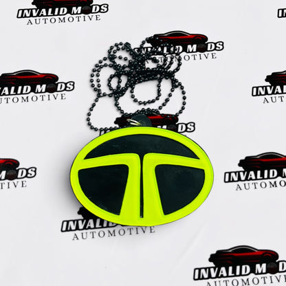 Neon Fluorescent Car Mirror Hanging for All Cars – Stylish Car Interior Accessory