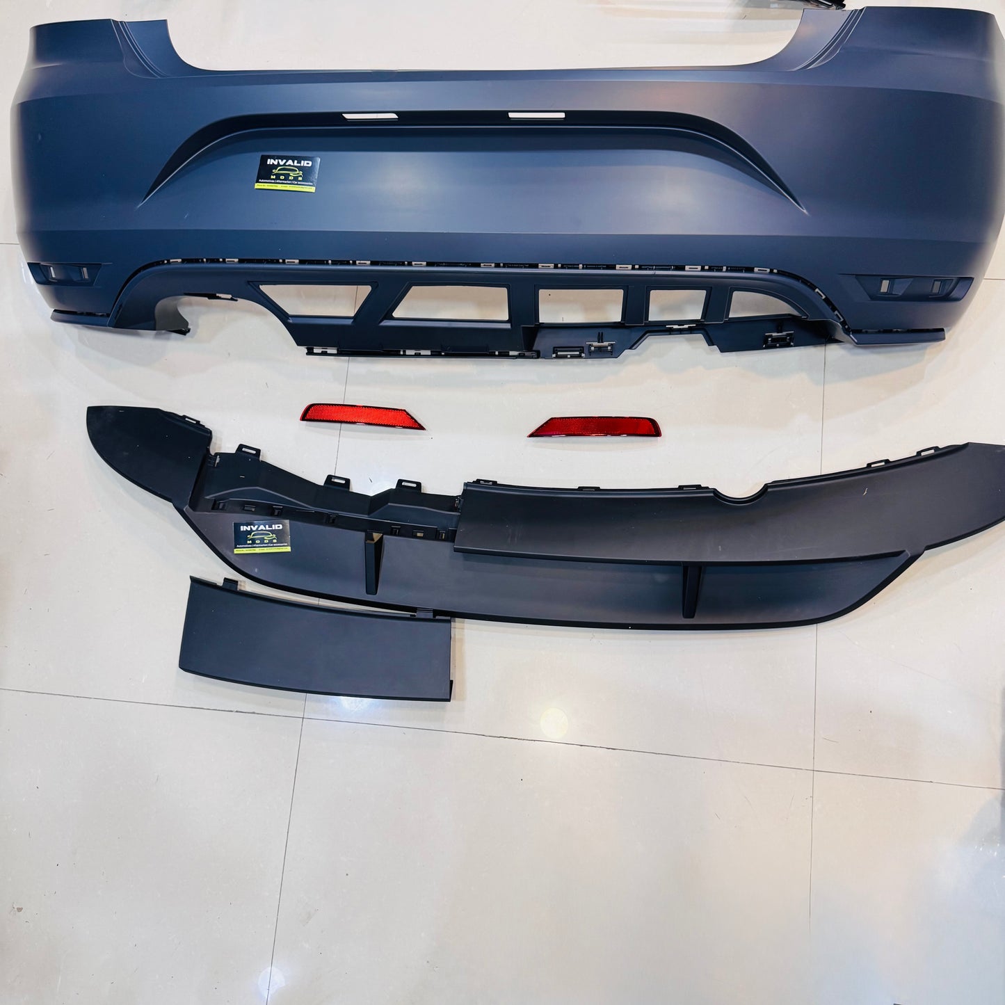 Volkswagen Polo GTI Rear Bumper Kit (2010–2020) – Unpainted ABS | Aftermarket Styling Upgrade