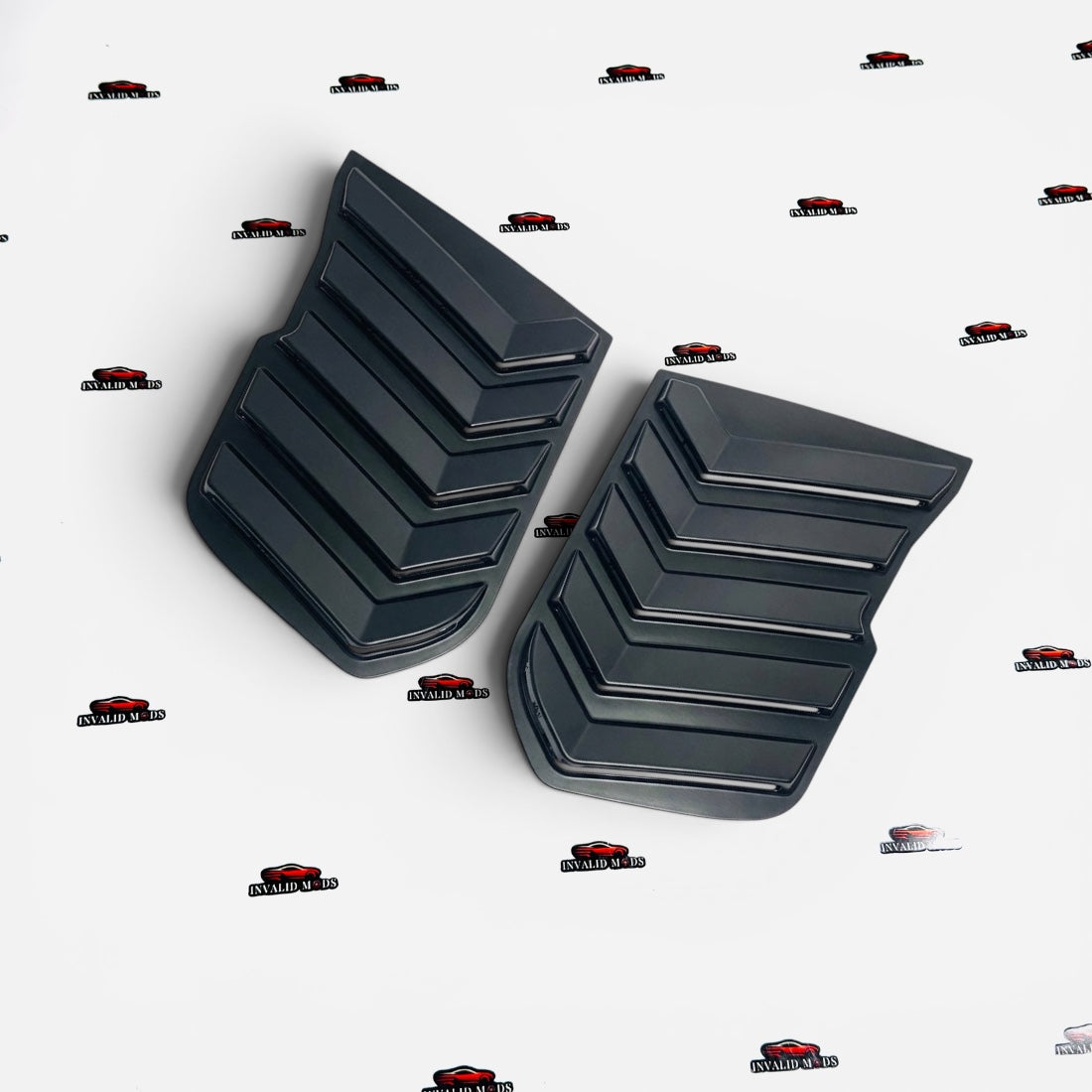 Mahindra Scorpio N 2022+ Side Window Louvers | Gloss Black Rear Quarter Window Covers