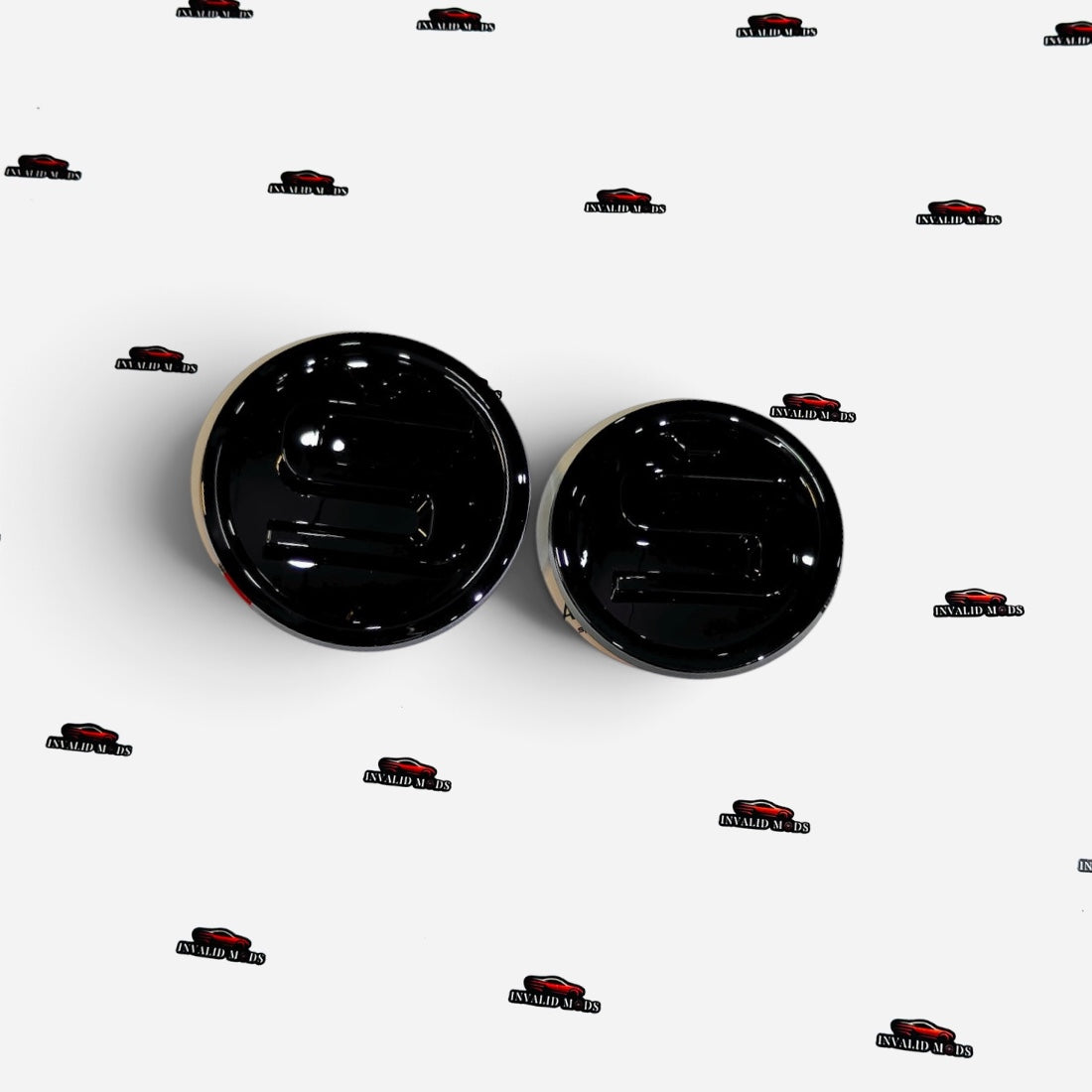 Skoda Logo Emblem Set | Front & Rear Custom Design | Premium Replacement Car Badges