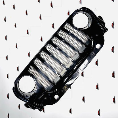 Wrangler Style Front Grille for Mahindra Thar – Premium Jeep-Inspired Front Grill (All Models)