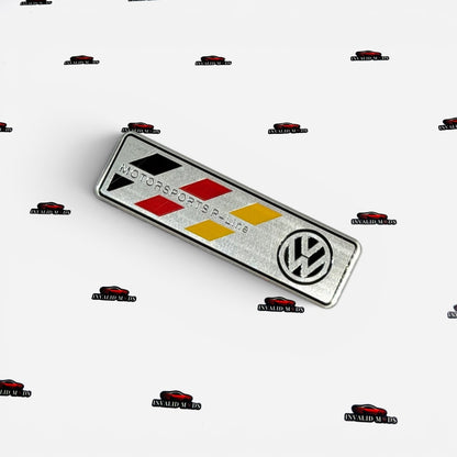Motor Sports R-Line Sticker with German Flag | Premium Car Decal
