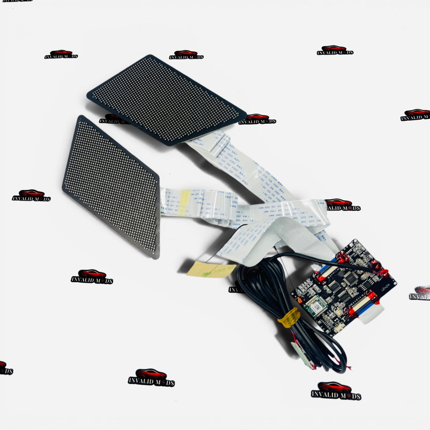 Digital Pixel LED Display Panel for Cars | Multi-Format Text, GIF & Image Support