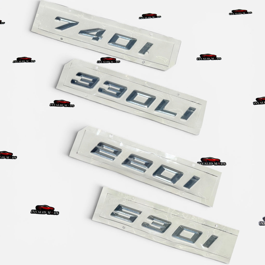 BMW i Series Letter Emblems | Premium OEM-Style Badge Replacement