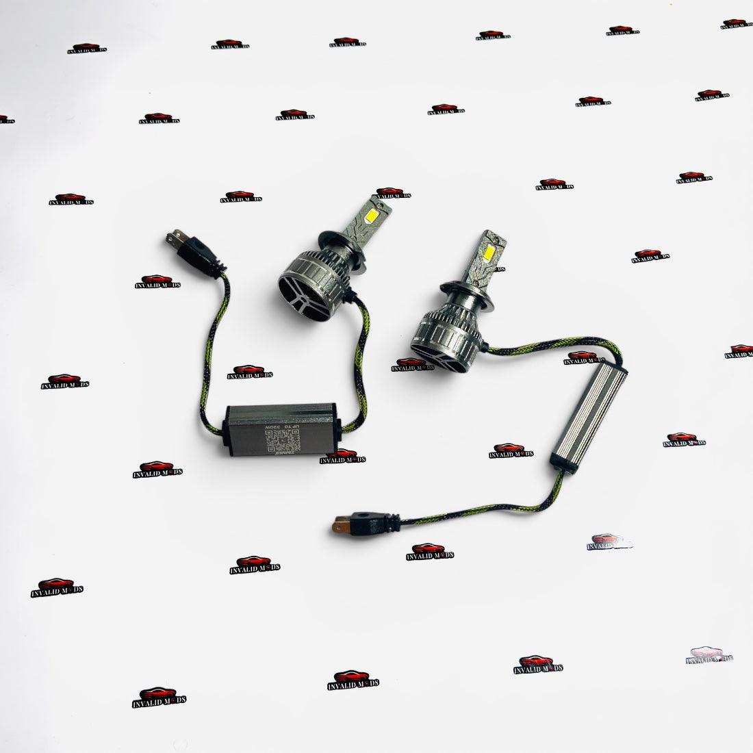 Zimmer AI Smart LED Headlights | App-Controlled Dual Colour LED Bulbs | Multi-Plug Universal Fit