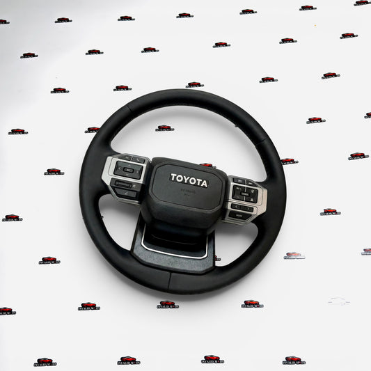 Toyota Land Cruiser LC250 Piano Black Steering Wheel | Premium Matte Finish Upgrade