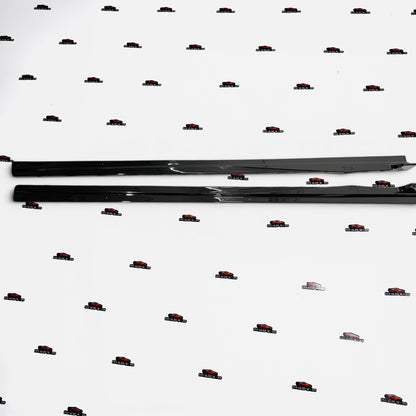 Honda City Side Skirts Glossy Black | Sporty Side Extensions Upgrade (2020+)