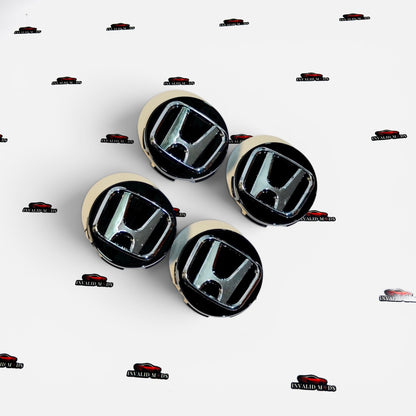 Honda Wheel Center Caps Set of 4 | Outer Diameter 58mm | Premium OEM-Style Replacement