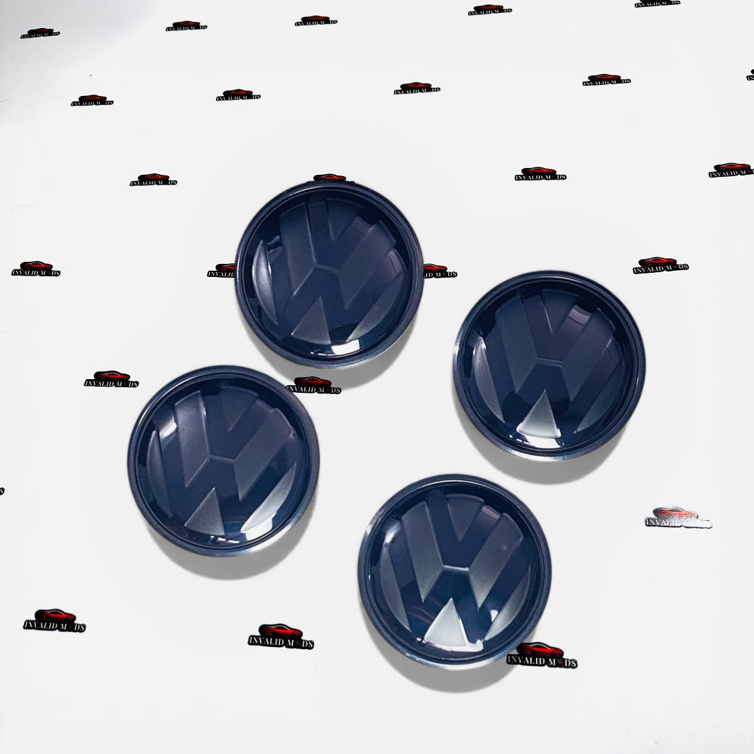 Volkswagen Polo Wheel Center Caps – Premium Set of 4 (High-Quality Replacement)